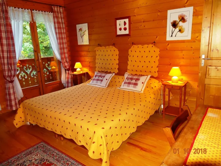 One of the bedrooms