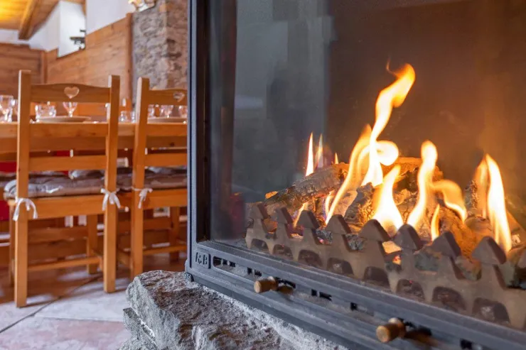 Chalet Honoré - fire place