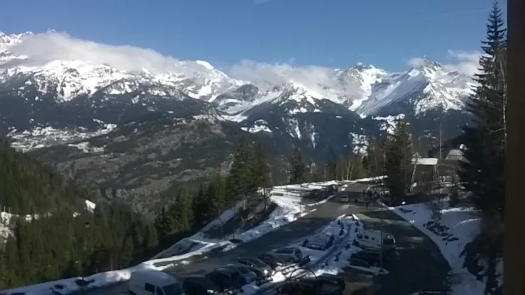 vue du balcon (hiver)