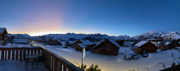 Vue du chalet