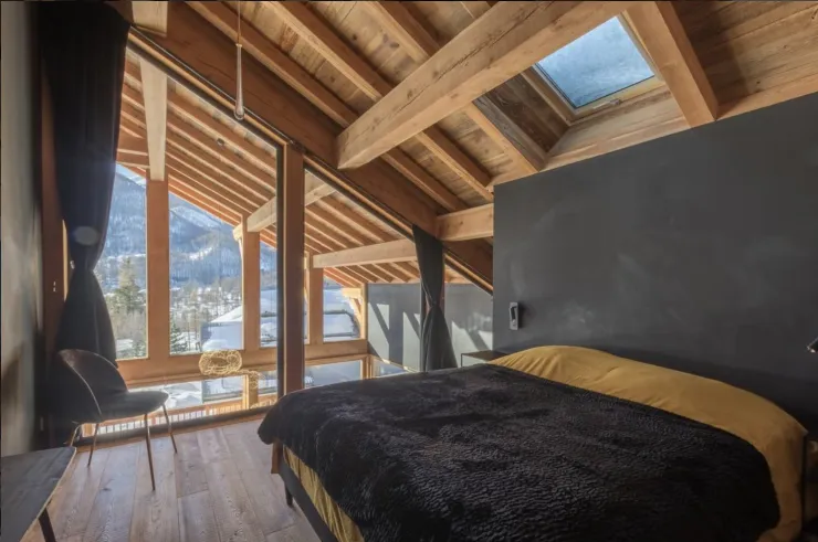 Chambre 2ème étage, sud ouest, un lit 160cm
