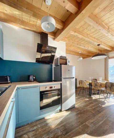 Fully equiped kitchen.