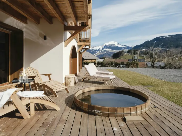 Terrasse & bain nordique