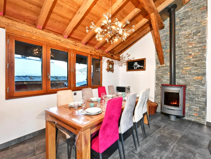Chalet Teranga Méribel - dining area