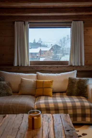 Comfy sofa with a view!