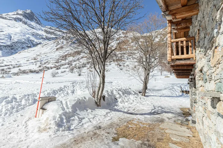 You can park your car in front of the chalet.