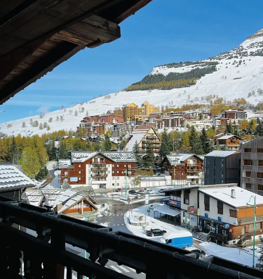 Vue depuis le balcon de la cuisine 