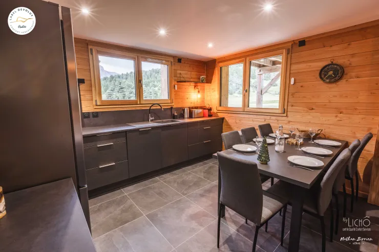 Cuisine plein Sud, chauffage par le sol