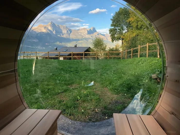 Sauna et vue