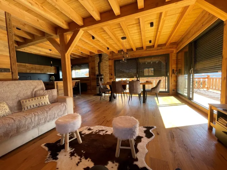 The chalet's main room.