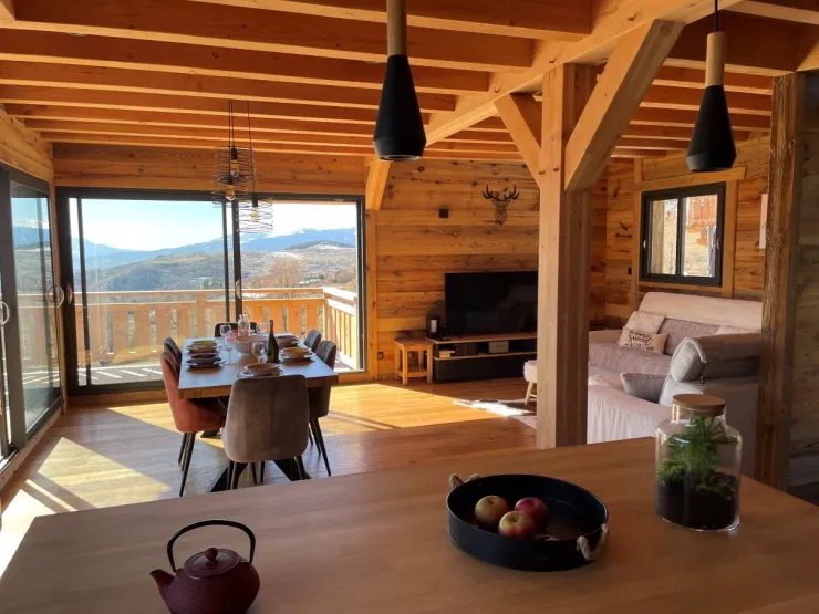 The chalet's main room.