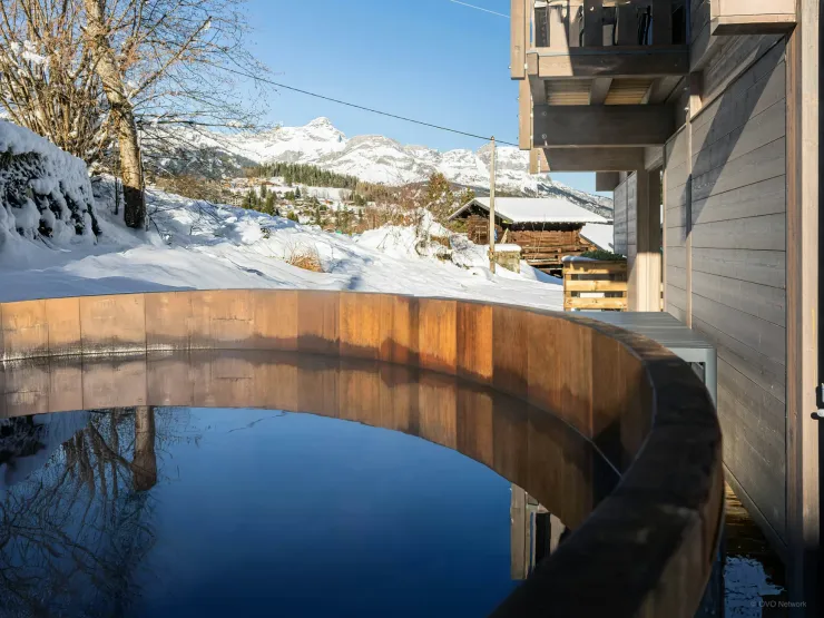 Bain nordique et vue