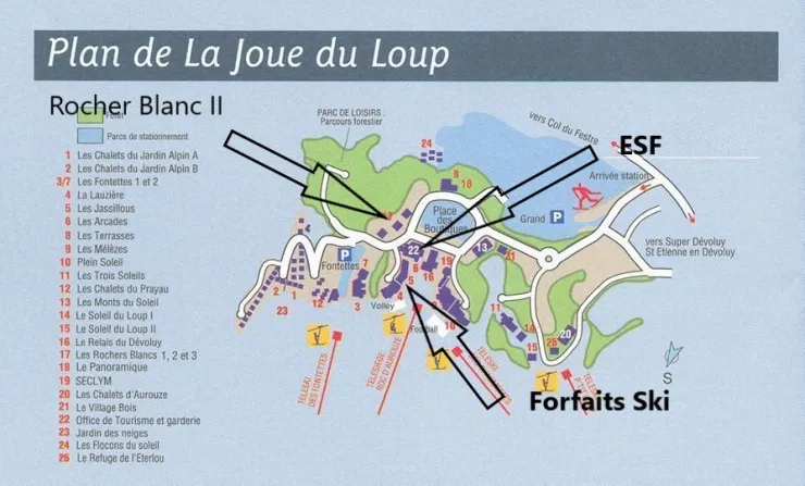 Plan de la station
