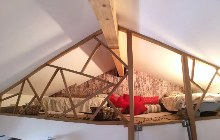 Le coin mezzanine des jeunes