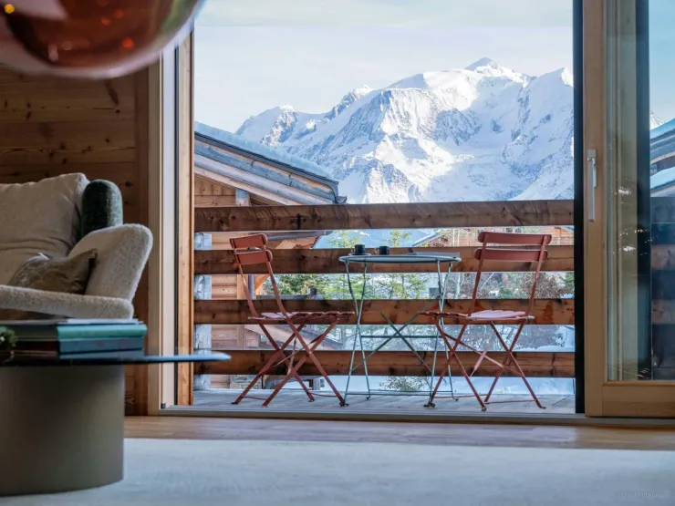 Vue sur le Mont Blanc