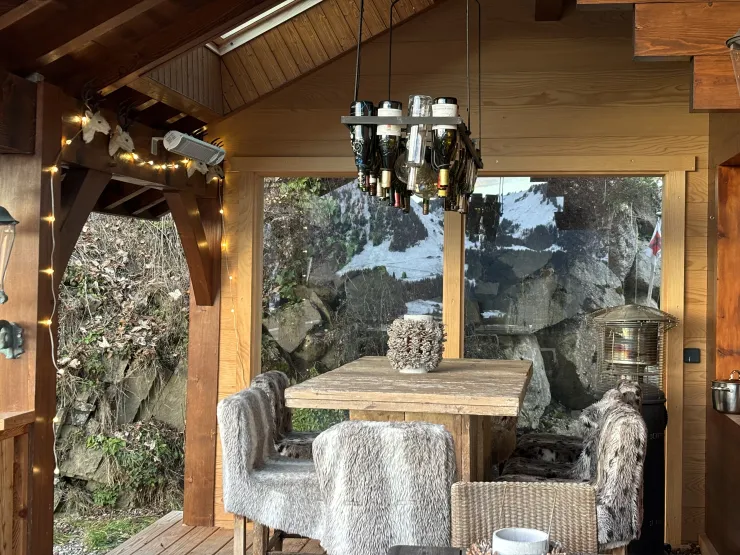Heated exterior area 