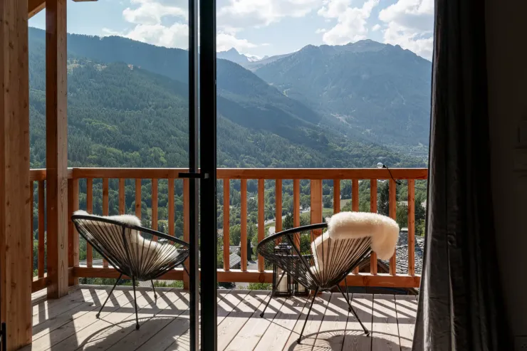 vue depuis l'espace repas