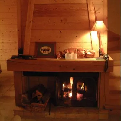 Flambée dans la cheminée