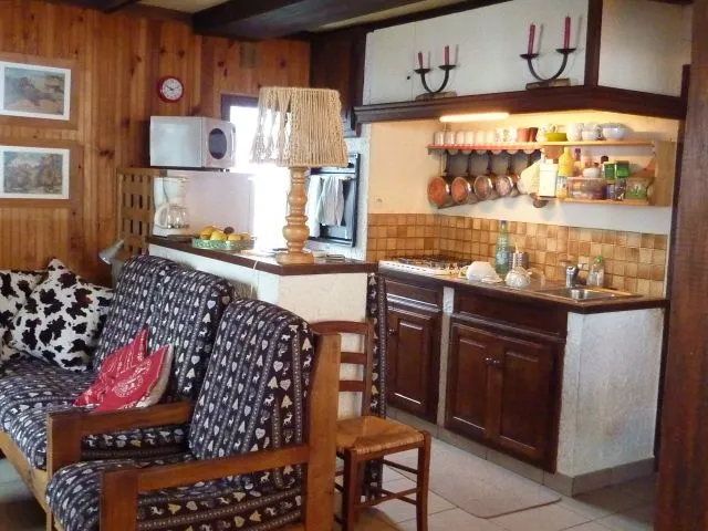Haut du chalet cuisine équipée