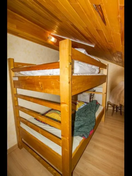Chambre enfants lits superposés 120Cm