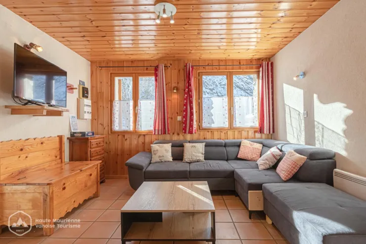 living-room with corner sofa