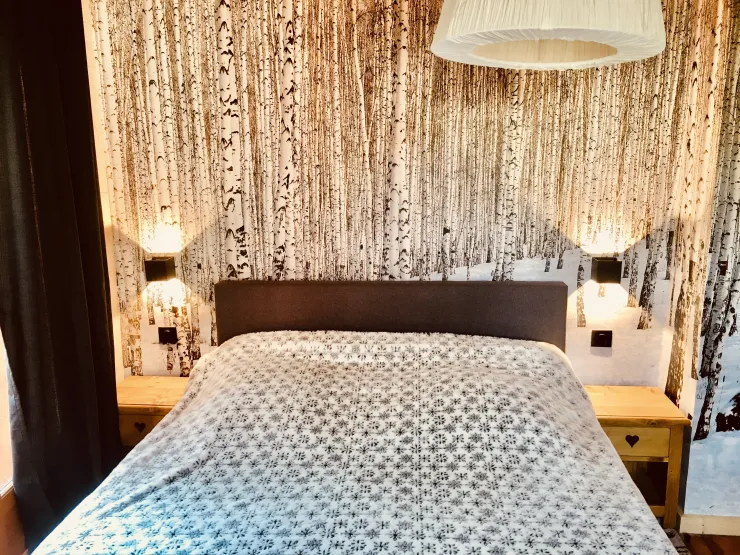 chambre 1 avec lit en 160, accès balcon