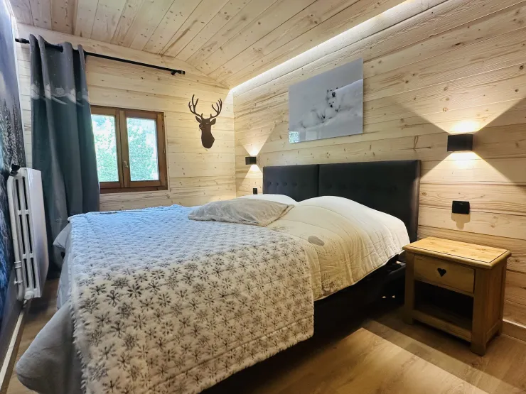 chambre 2 avec deux lits en 90 côte à côte ou séparés