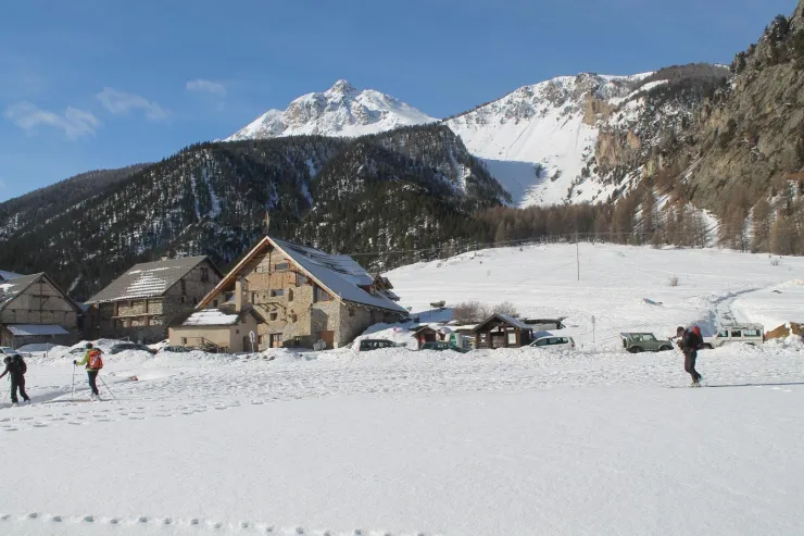 pistes devant le chalet