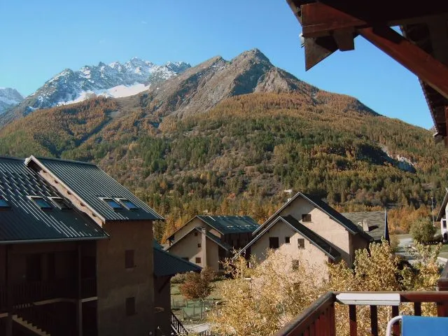 Vue partielle du balcon (l'été !)