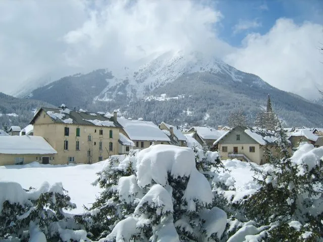 Vue du balcon  sur le village 