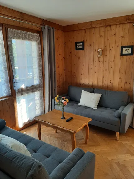 Living area with TV