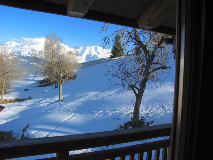 Mont-Blanc vu du salon 