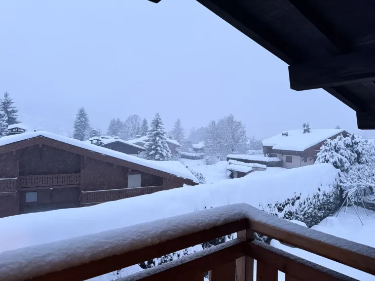 Winter balcony