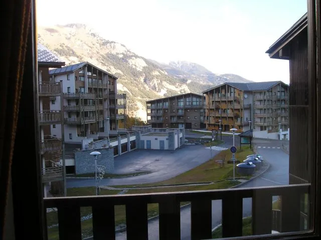 vue du balcon sur La Vanoise