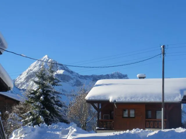 The chalet with a view of Mont-Charvin