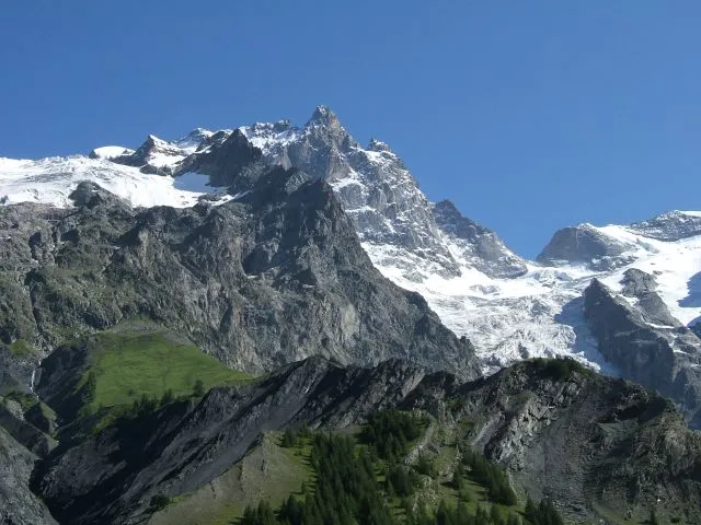 La Meije vue de la location