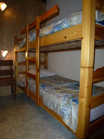 coin montagne, avec 2 lits superposés de 1 personne