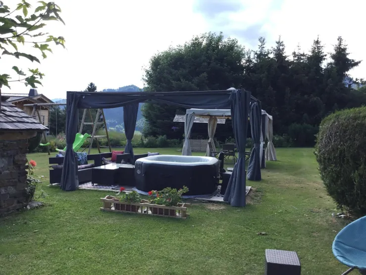 Espace détente en été 