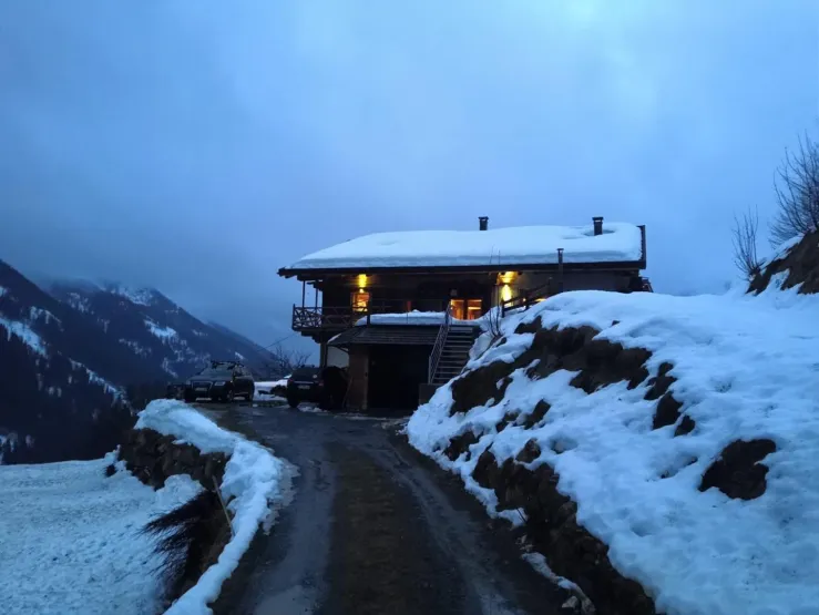 Accès au chalet