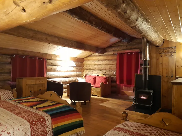 Intérieur du chalet