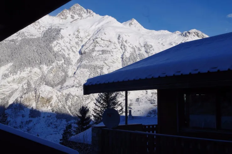 View cleared on the park of Vanoise.