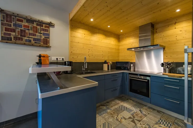 A well equipped kitchen
