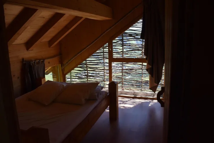 Chambre 1 avec un lit double (140x190)