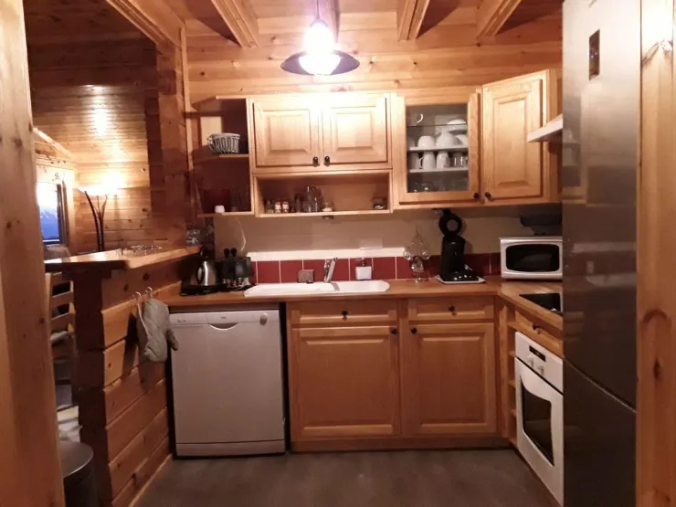 Fully equipped open kitchen