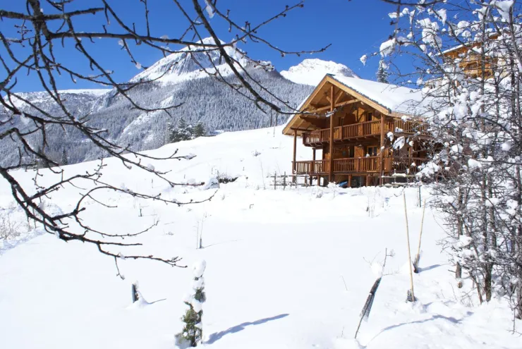 le chalet en hiver