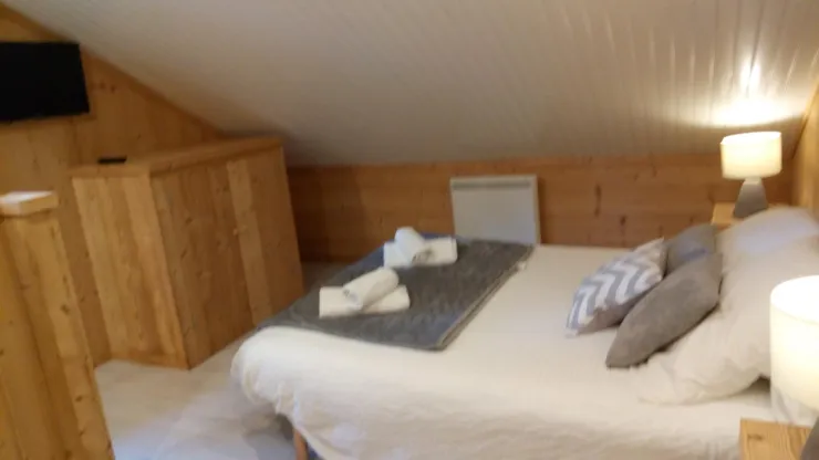 Room with television (flat screen)