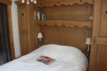 double bed bedroom with its shower room