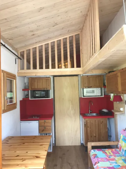 Kitchen and living room