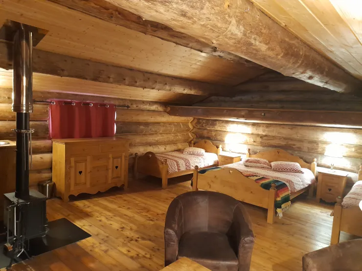 Intérieur du chalet