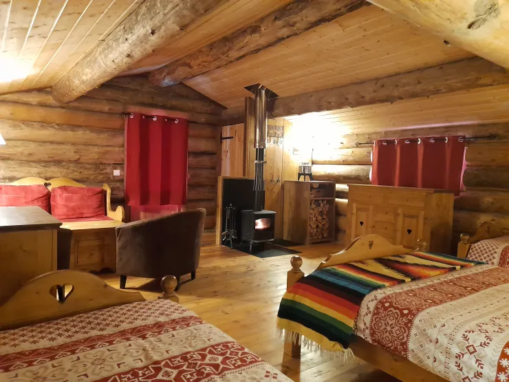 Intérieur du chalet